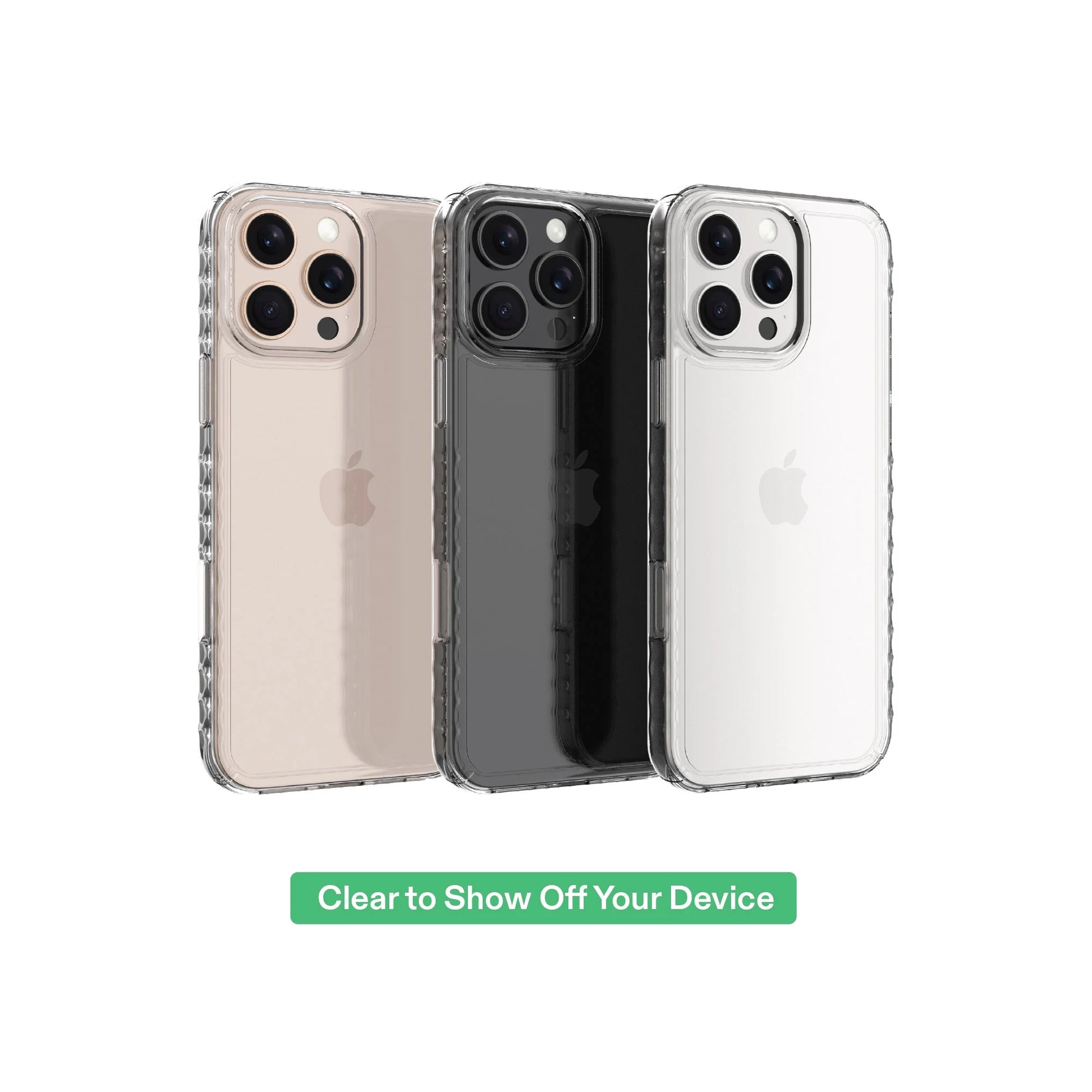 Protective Gel Phone Case for Iphone 16 Pro Max - Clear