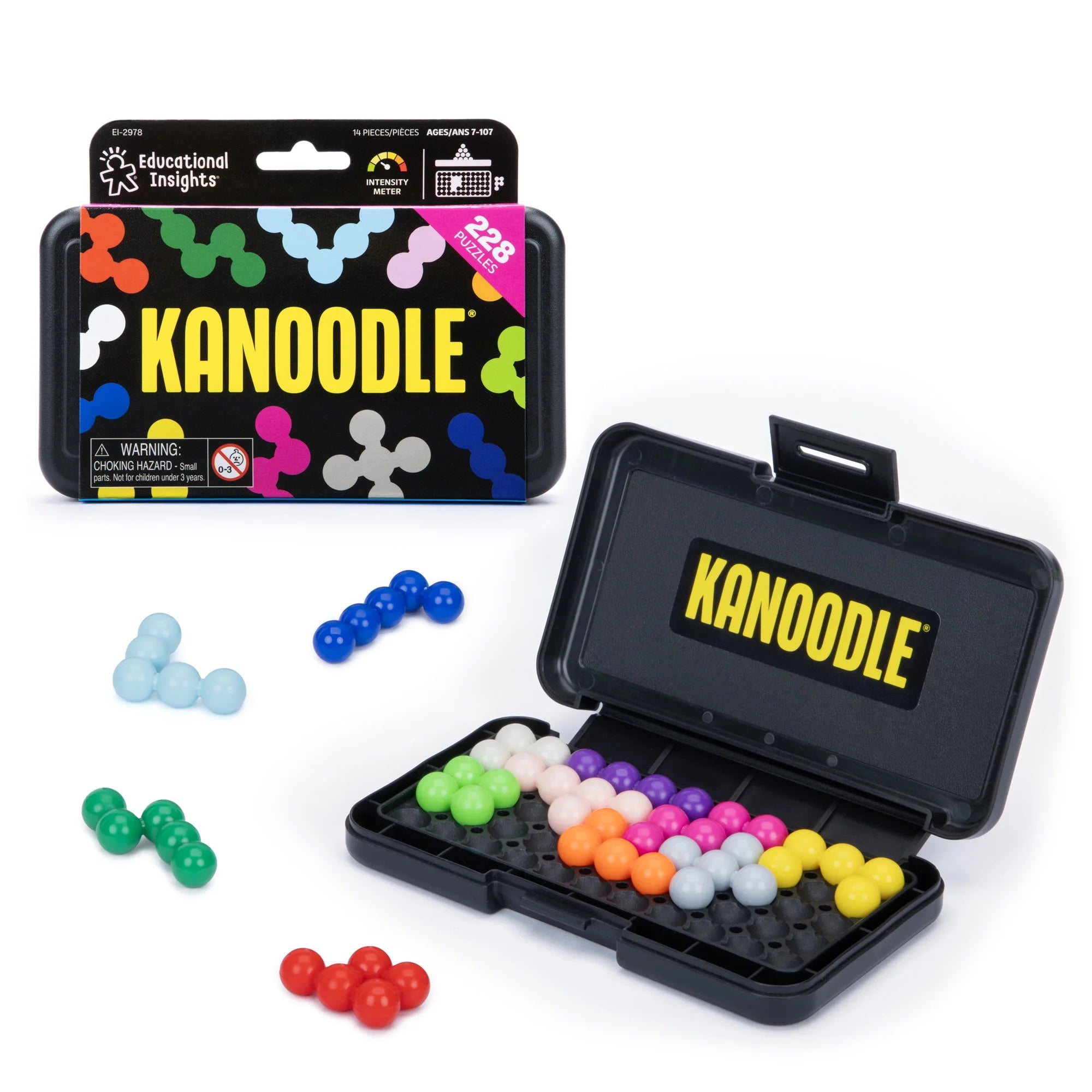 Kanoodle 3D Brain Teaser Puzzle Game, 227 Challenges, Ages 7+
