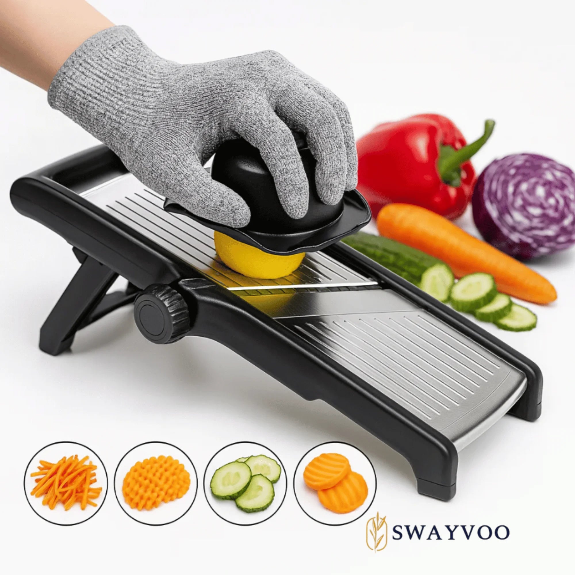 Stainless Steel Mandoline Slicer Vegetable Chopper Potato Slicer