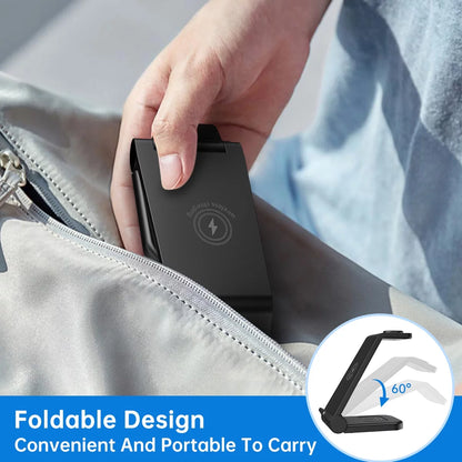 Wireless Charger for Iphone-23W 3 in 1 Fast Charging Station Compatible for Iphone 17/16E/15/14/13/12/11 Pro Max, Airpods 4/3/2/Pro, Iwatch Series 2-11, Samsung Charger Stand